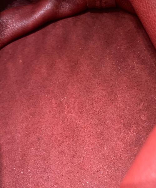 COACH（コーチ）COACH (コーチ) バケツ型スウェードワンショルダーバッグ レッドの古着・服飾アイテム