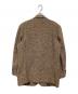 PAPAS (パパス) Harris Tweed (ハリスツイード) ツイードテーラードジャケット ブラウン サイズ:M：12000円