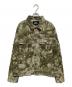 stussy（ステューシー）の古着「Dyed Ranch Jacket（ダイド ランチ ジャケット）」｜オリーブ×ホワイト