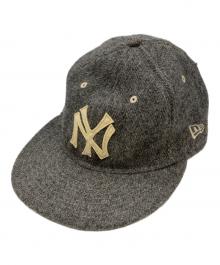 POLO RALPH LAUREN×New Era（ポロ・ラルフローレン×ニューエラ）の古着「ウール混キャップ」｜グレー