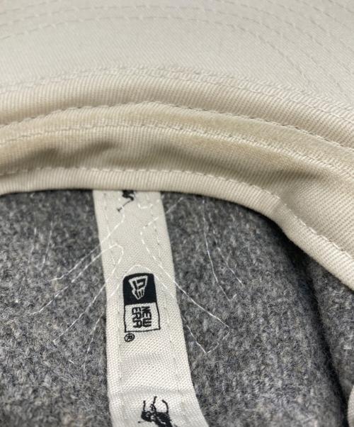 POLO RALPH LAUREN（ポロ・ラルフローレン）POLO RALPH LAUREN (ポロ・ラルフローレン) New Era (ニューエラ) ウール混キャップ グレーの古着・服飾アイテム