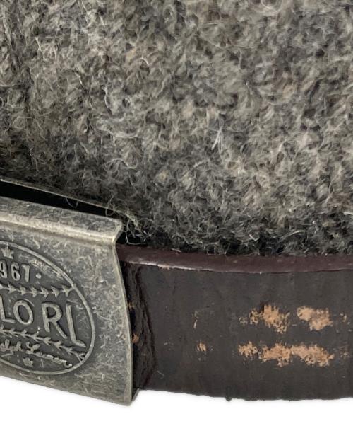 POLO RALPH LAUREN（ポロ・ラルフローレン）POLO RALPH LAUREN (ポロ・ラルフローレン) New Era (ニューエラ) ウール混キャップ グレーの古着・服飾アイテム