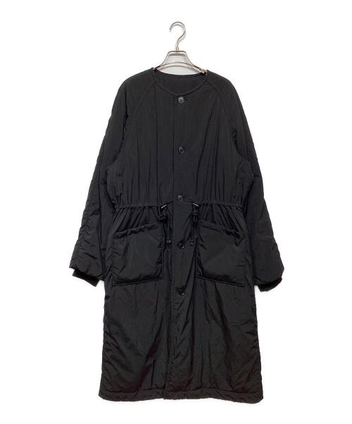 BEARDSLEY（ビアズリー）BEARDSLEY (ビアズリー) パディングロングコート ブラック サイズ:Freeの古着・服飾アイテム