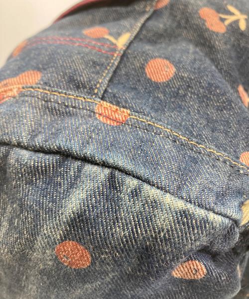 Hysteric Glamour（ヒステリックグラマー）Hysteric Glamour (ヒステリックグラマー) チェリー柄デニムリュック インディゴの古着・服飾アイテム