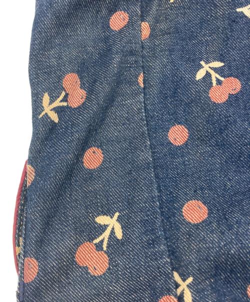Hysteric Glamour（ヒステリックグラマー）Hysteric Glamour (ヒステリックグラマー) チェリー柄デニムリュック インディゴの古着・服飾アイテム
