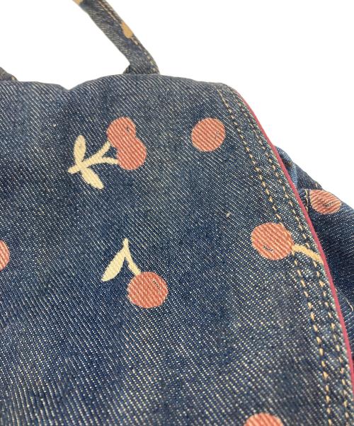 Hysteric Glamour（ヒステリックグラマー）Hysteric Glamour (ヒステリックグラマー) チェリー柄デニムリュック インディゴの古着・服飾アイテム