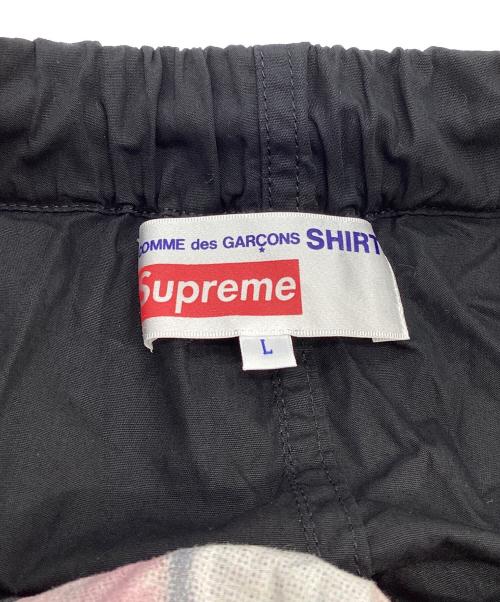 SUPREME（シュプリーム）SUPREME (シュプリーム) COMME des GARCONS SHIRT (コムデギャルソンシャツ) Patchwork Skate Pant（パッチワーク スケート パンツ） マルチカラー サイズ:Lの古着・服飾アイテム