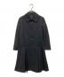 tricot COMME des GARCONS（トリココムデギャルソン）の古着「丸ボタンロングコート」｜ブラック