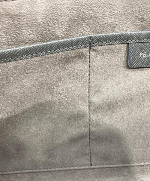 PELLE MORBIDA（ペッレモルビダ）PELLE MORBIDA (ペッレモルビダ) キャピターノ クラッチバッグ グレーの古着・服飾アイテム