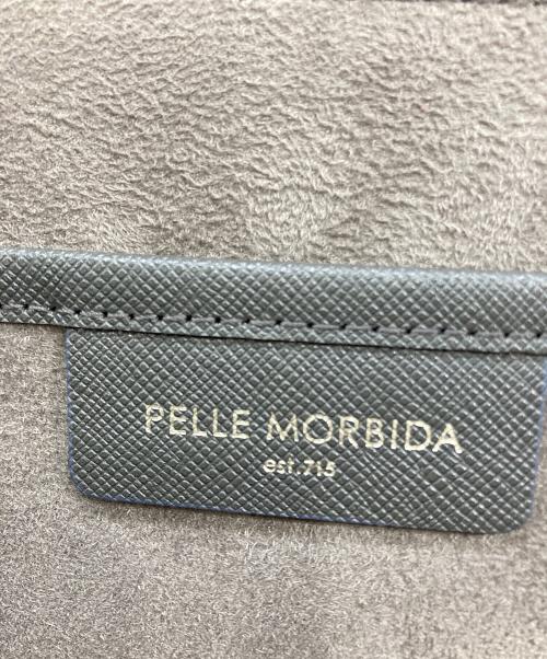 PELLE MORBIDA（ペッレモルビダ）PELLE MORBIDA (ペッレモルビダ) キャピターノ クラッチバッグ グレーの古着・服飾アイテム