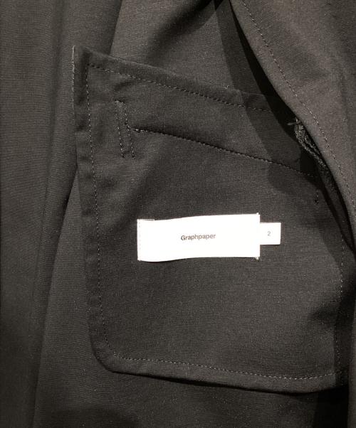 Graphpaper（グラフペーパー）Graphpaper (グラフペーパー) Compact Ponte Jacket（コンパクト ポンテ ジャケット） ブラック サイズ:2の古着・服飾アイテム