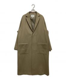 HYKE（ハイク）の古着「ウールショップコート」｜ベージュ