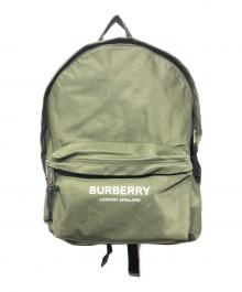 BURBERRY（バーバリー）の古着「ロゴナイロンバックパック」｜オリーブ