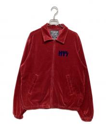 Hysteric Glamour（ヒステリックグラマー）の古着「SPEAK NO EVIL ジャケット（スピーク ノー イービル ジャケット）」｜レッド