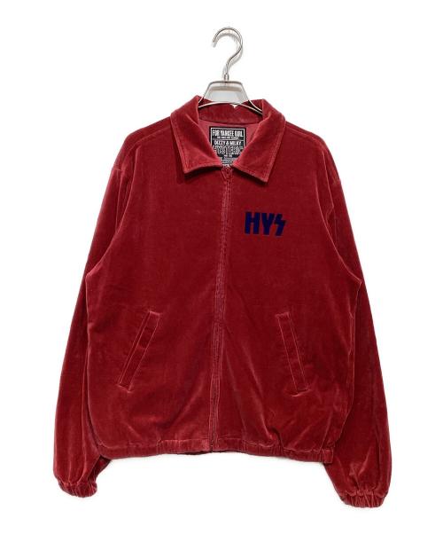 Hysteric Glamour（ヒステリックグラマー）Hysteric Glamour (ヒステリックグラマー) SPEAK NO EVIL ジャケット（スピーク ノー イービル ジャケット） レッド サイズ:Mの古着・服飾アイテム