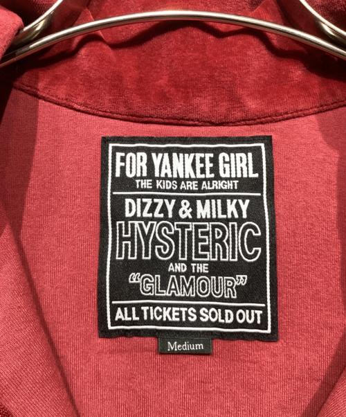 Hysteric Glamour（ヒステリックグラマー）Hysteric Glamour (ヒステリックグラマー) SPEAK NO EVIL ジャケット（スピーク ノー イービル ジャケット） レッド サイズ:Mの古着・服飾アイテム