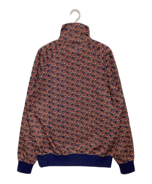 Needles（ニードルズ）Needles (ニードルズ) Track Jacket - Poly Jq.（トラック ジャケット ポリ） ネイビー×ボルドー サイズ:Mの古着・服飾アイテム