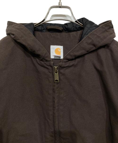 CarHartt（カーハート）CarHartt (カーハート) WASHED DUCK INSULATED ACTIVE JACKET（ウォッシュド ダック インサレーテッド アクティブ ジャケット） ブラウン サイズ:Lの古着・服飾アイテム