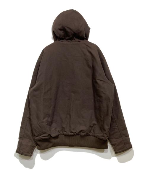 CarHartt（カーハート）CarHartt (カーハート) WASHED DUCK INSULATED ACTIVE JACKET（ウォッシュド ダック インサレーテッド アクティブ ジャケット） ブラウン サイズ:Lの古着・服飾アイテム