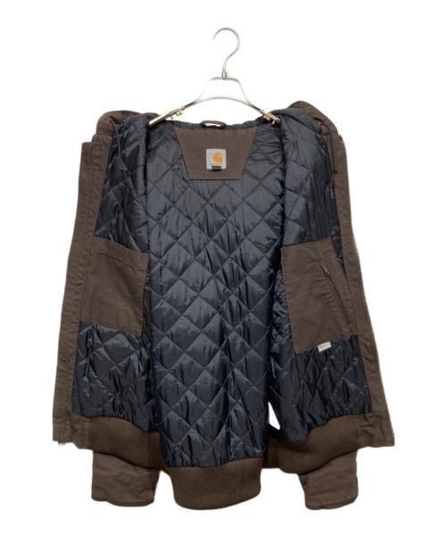 CarHartt（カーハート）CarHartt (カーハート) WASHED DUCK INSULATED ACTIVE JACKET（ウォッシュド ダック インサレーテッド アクティブ ジャケット） ブラウン サイズ:Lの古着・服飾アイテム