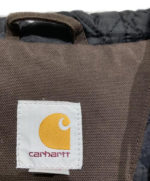 CarHartt（カーハート）CarHartt (カーハート) WASHED DUCK INSULATED ACTIVE JACKET（ウォッシュド ダック インサレーテッド アクティブ ジャケット） ブラウン サイズ:Lの古着・服飾アイテム