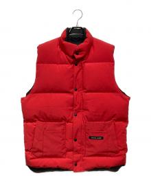 CANADA GOOSE（カナダグース）の古着「ダウンベスト」｜レッド