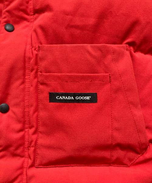 CANADA GOOSE（カナダグース）CANADA GOOSE (カナダグース) ダウンベスト レッド サイズ:XLの古着・服飾アイテム
