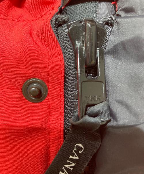 CANADA GOOSE（カナダグース）CANADA GOOSE (カナダグース) ダウンベスト レッド サイズ:XLの古着・服飾アイテム