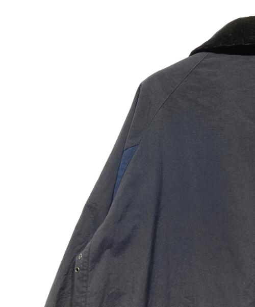 Barbour（バブアー）Barbour (バブアー) 切替オーバーサイズビデイルジャケット ネイビー×ブラック サイズ:36の古着・服飾アイテム