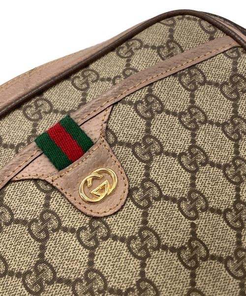 GUCCI（グッチ）GUCCI (グッチ) GG柄ショルダーバッグ ベージュの古着・服飾アイテム