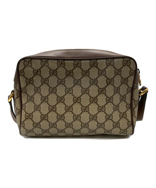 GUCCI（グッチ）GUCCI (グッチ) GG柄シェリーラインショルダーバッグ ブラウンの古着・服飾アイテム