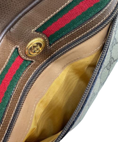 GUCCI（グッチ）GUCCI (グッチ) GG柄シェリーラインショルダーバッグ ブラウンの古着・服飾アイテム