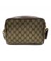 GUCCI (グッチ) GG柄シェリーラインショルダーバッグ ブラウン：22000円