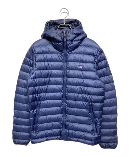 Patagonia（パタゴニア）Patagonia (パタゴニア) ダウンセーターフーディ ネイビー サイズ:Sの古着・服飾アイテム