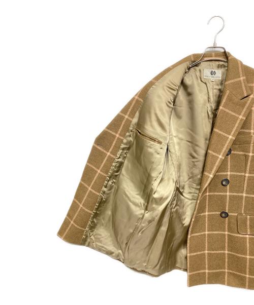 DRIES VAN NOTEN（ドリスヴァンノッテン）DRIES VAN NOTEN (ドリスヴァンノッテン) ダブルジャケット ベージュ サイズ:48の古着・服飾アイテム