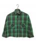 SAINT MICHAEL（セントマイケル）の古着「FRNL CHECK SHIRTS」｜グリーン