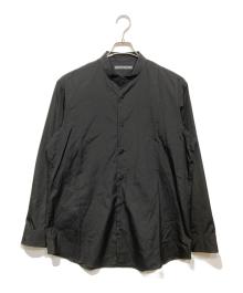 ISSEY MIYAKE MEN（イッセイミヤケメン）の古着「バンドカラーシャツ」｜ブラック
