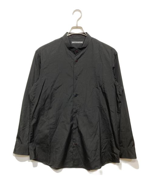 ISSEY MIYAKE MEN（イッセイミヤケメン）ISSEY MIYAKE MEN (イッセイミヤケメン) バンドカラーシャツ ブラック サイズ:4の古着・服飾アイテム