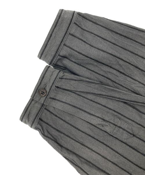 ISSEY MIYAKE（イッセイミヤケ）ISSEY MIYAKE (イッセイミヤケ) 総柄長袖シャツ グリーン×グレー サイズ:4の古着・服飾アイテム