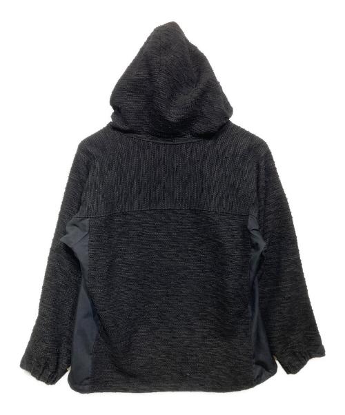 ISSEY MIYAKE MEN（イッセイミヤケメン）ISSEY MIYAKE MEN (イッセイミヤケメン) 裂き織りブルゾンジャケット ブラック サイズ:4の古着・服飾アイテム