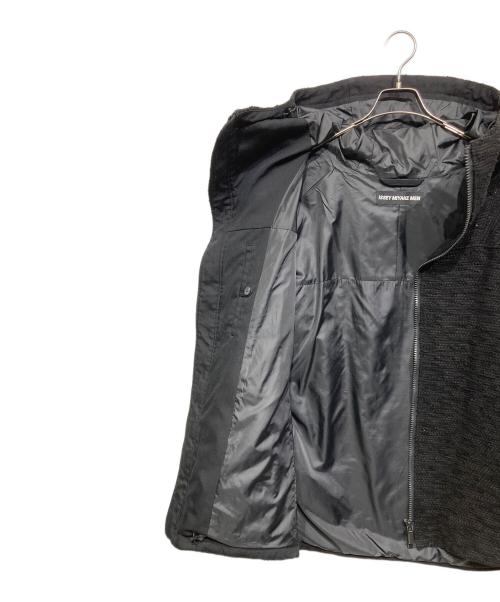 ISSEY MIYAKE MEN（イッセイミヤケメン）ISSEY MIYAKE MEN (イッセイミヤケメン) 裂き織りブルゾンジャケット ブラック サイズ:4の古着・服飾アイテム