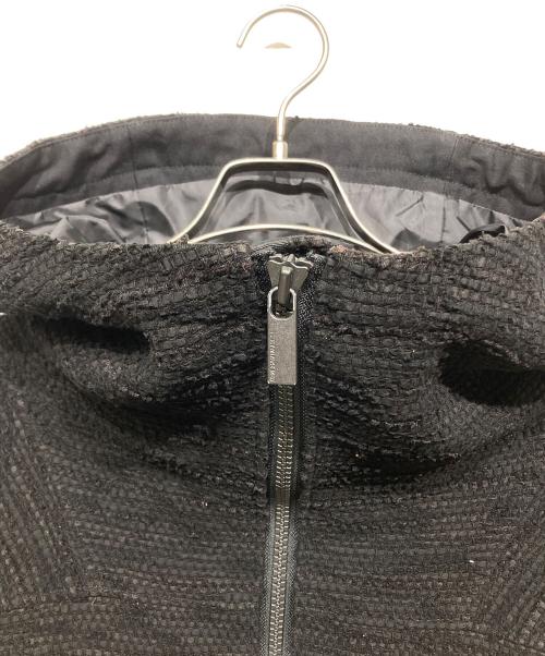 ISSEY MIYAKE MEN（イッセイミヤケメン）ISSEY MIYAKE MEN (イッセイミヤケメン) 裂き織りブルゾンジャケット ブラック サイズ:4の古着・服飾アイテム
