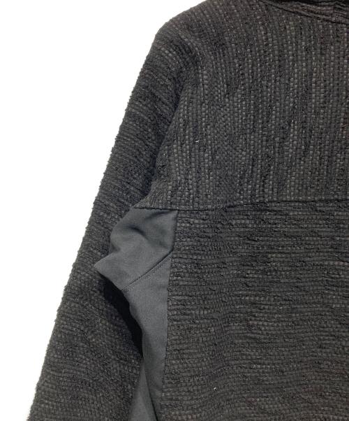 ISSEY MIYAKE MEN（イッセイミヤケメン）ISSEY MIYAKE MEN (イッセイミヤケメン) 裂き織りブルゾンジャケット ブラック サイズ:4の古着・服飾アイテム