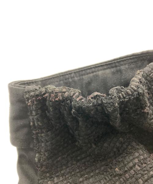ISSEY MIYAKE MEN（イッセイミヤケメン）ISSEY MIYAKE MEN (イッセイミヤケメン) 裂き織りブルゾンジャケット ブラック サイズ:4の古着・服飾アイテム
