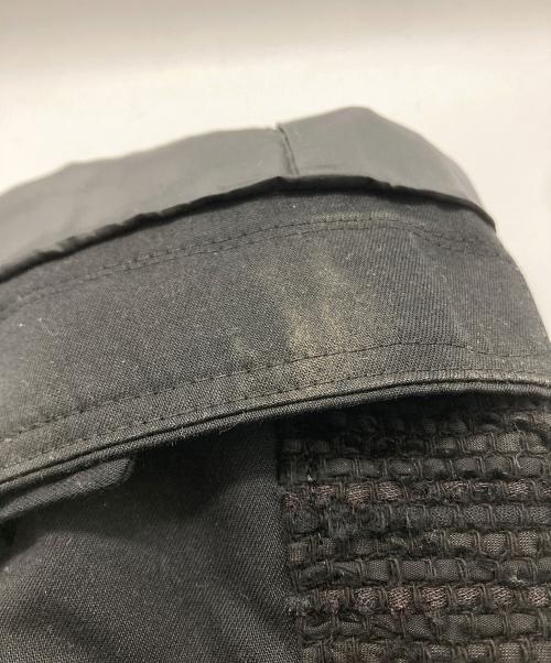ISSEY MIYAKE MEN（イッセイミヤケメン）ISSEY MIYAKE MEN (イッセイミヤケメン) 裂き織りブルゾンジャケット ブラック サイズ:4の古着・服飾アイテム