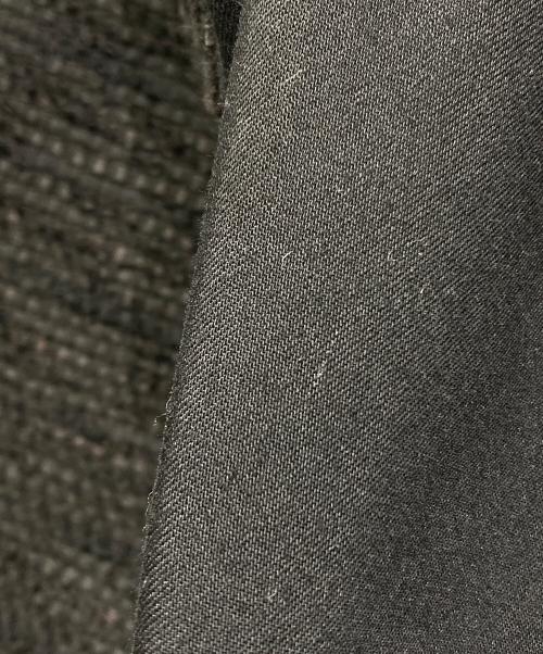 ISSEY MIYAKE MEN（イッセイミヤケメン）ISSEY MIYAKE MEN (イッセイミヤケメン) 裂き織りブルゾンジャケット ブラック サイズ:4の古着・服飾アイテム