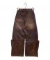 MAISON SPECIAL (メゾンスペシャル) Cover Leg Flocky Denim Pants ブラウン サイズ:34：12000円