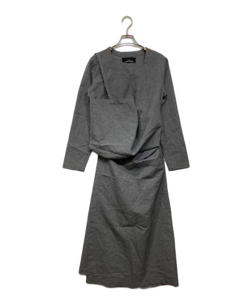 tricot COMME des GARCONS（トリココムデギャルソン）tricot COMME des GARCONS (トリココムデギャルソン) ドッキングオールインワン グレー サイズ:不明の古着・服飾アイテム
