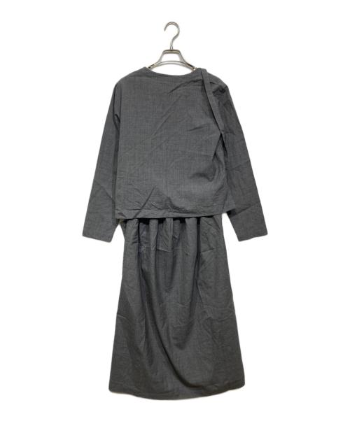 tricot COMME des GARCONS（トリココムデギャルソン）tricot COMME des GARCONS (トリココムデギャルソン) ドッキングオールインワン グレー サイズ:不明の古着・服飾アイテム
