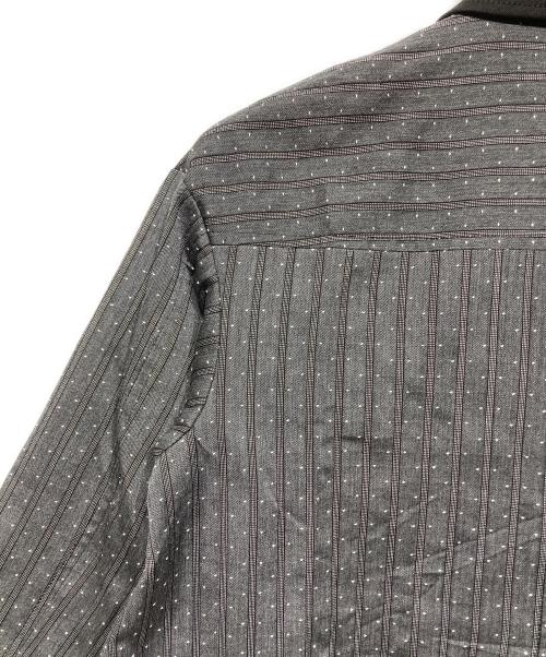 tricot COMME des GARCONS（トリココムデギャルソン）tricot COMME des GARCONS (トリココムデギャルソン) 丸襟ドットワンピース グレー サイズ:Sの古着・服飾アイテム